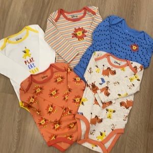 5 long sleeve onsies